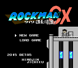 Rockman CX (Beta 5) Title Screen